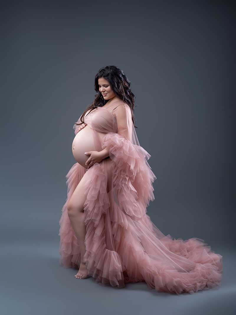 Maternity portrait — classic edit by Maternity Haus