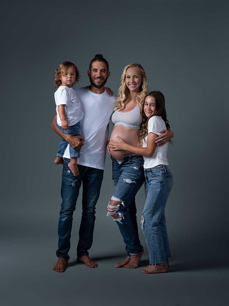 Maternity portrait — classic edit by Maternity Haus