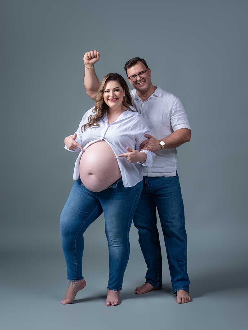 Maternity portrait — classic edit by Maternity Haus