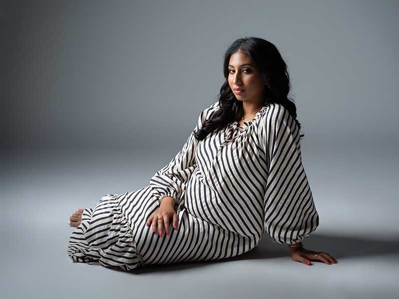 Maternity portrait — classic edit by Maternity Haus