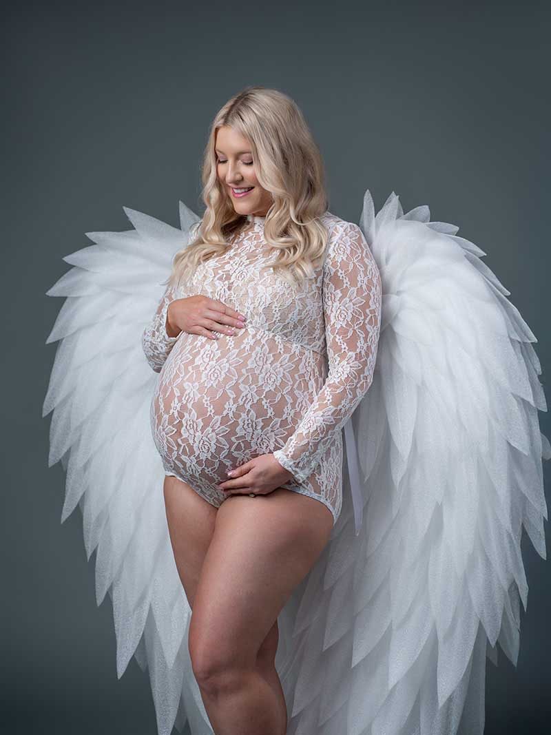 Maternity portrait — classic edit by Maternity Haus